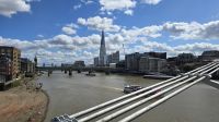 Blick von der Millenium Bridge