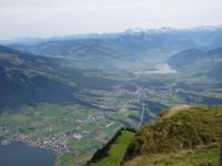 ... Blick auf Arth-Goldau ...