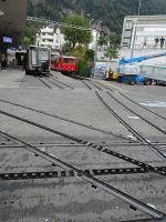 ... und moderne Drehscheibe ...