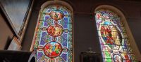 Dijon -Kirche -Buntglasfenster