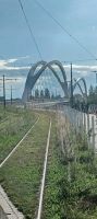 Europabrücke mit Straßenbahnverbindung von Kehl  nach Straßburg  