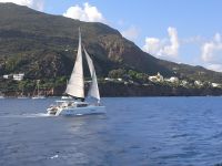 Auf dem Weg um die liparischen Inseln