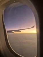 Tag 2 - Flug in den Sonnenuntergang