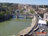Blick zum Tiber