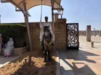 Wachen am Mousoleum Mohammed V und Hassan II Rabat