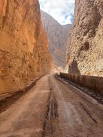 Engste Stelle in der Dades Schlucht