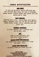 Spanien, Bilbao, Menu des Abends