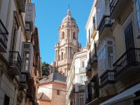 Blick auf Turm der Kathedrale 