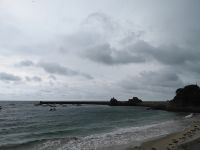 und gleich zum Strand, bevor Flut kommt