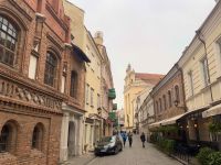 Blick in die Gassen von Vilnius