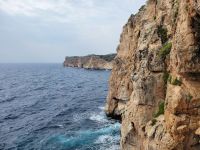 Blick aufs Meer von der Höhle von Xoroi/Menorca/Balearen