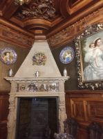 Kaminraum und Bildergalerie