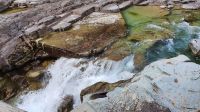 Fotostopp am McDonald Creek im Glacier-Nationalpark - Montana (USA)