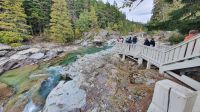 Fotostopp am McDonald Creek im Glacier-Nationalpark - Montana (USA)