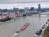 2024 Donaukreuzfahrt: Bratislava - Blick vom UFO