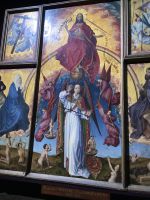 Burgund vom Feinsten - Erzengel Michael mit der Seelenwaage im Hotel Dieu in Beaune