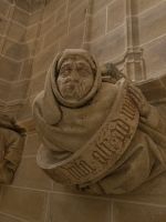 Burgund vom Feinsten - Kapellenfigur in der Kirche von Cluny