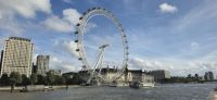 London Eye von der Themse aus 
