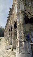 Wald von Bussaco - Säulenterrasse