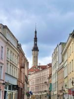 Blick in die Gassen von Tallinn 