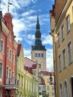Blick in die Gassen von Tallinn 