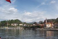 Blick auf Verbania am Lago Maggiore