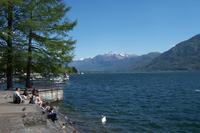Strand in Locarno