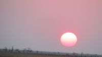 Sonnenuntergang Salzpfanne Nata