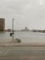 Hafen mit Hafenhaus Antwerpen