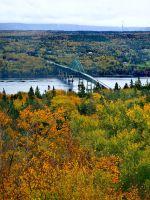 Seal Island Brücke auf Cape Breton Island