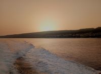 Abfahrt bei Sonnenaufgang 