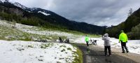 Stopp bei der Latschenkiefer-Hütte