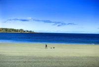 Strand in Kennebunkport, von hier bis Europa ist nur Wasser