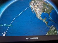 8 Stunden über den Pazifik