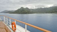 Einfahrt in die Lagune von Raiatea