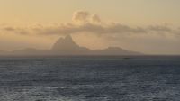 Abschied von Taha´a mit Blick auf Bora Bora