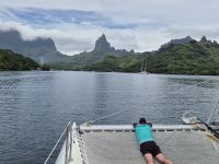 Moorea - Katamaranfahrt