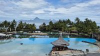 Inselrundfahrt Tahiti - Blick vom Intercontinental Hotel nach Moorea