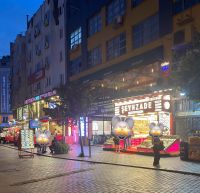 Auf dem Weg zum Restaurant