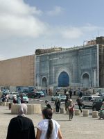 Meknes - das prachvolle Bab Mansour - leider in Restauration