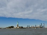 Bootsfahrt vorbei an Liberty Island