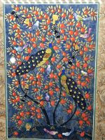 Buchara - Miniatur Vogel und Granatäpfel