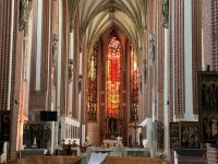 Blick in die Kirche der Allerheiligen Mutter Maria,