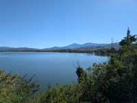 Ausblick auf den Pamvotida-See und Ioannina