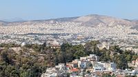 Athen - Akropolis, Ausblick auf die Stadt