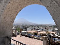 Blick auf den Vulkan Misti