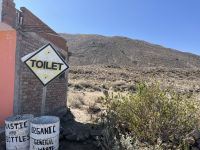 Toilettenstopp auf dem Weg ins Colca Tal