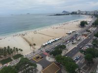 Panorama-Blick vom Hotel in Rio de Janeiro Brasilien