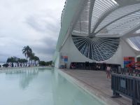 Eingang des Museums der Zukunft von Santiago Calatrava in Rio de Janeiro @Anette Rietz