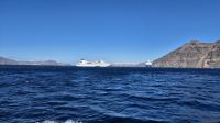 Santorin: Überfahrt Neu Kameni